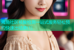 海角社区核酸检测一站式服务轻松预约快速出结果(1)
