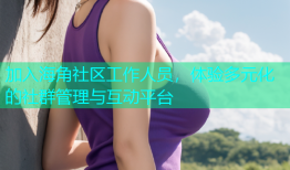 加入海角社区工作人员，体验多元化的社群管理与互动平台