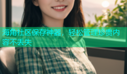 海角社区保存神器，轻松管理珍贵内容不丢失