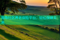 海角社区养老保险平台，轻松保障未来