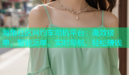 海角社区网约车司机平台：高效接单，智能派单，实时导航，轻松赚钱