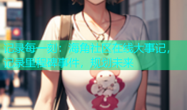 记录每一刻：海角社区在线大事记，记录里程碑事件，规划未来