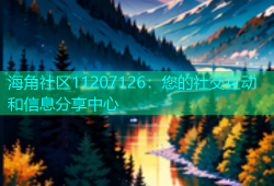海角社区11207126：您的社交互动和信息分享中心