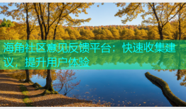 海角社区意见反馈平台：快速收集建议，提升用户体验