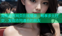 海角社区网页在线登录：畅享多元社交，发现志同道合的朋友