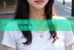 刑事侦缉档案4国语：全方位解密犯罪真相，尽在掌握