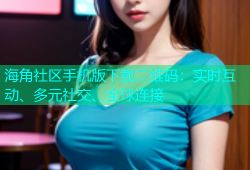 海角社区手机版下载二维码：实时互动、多元社交、全球连接