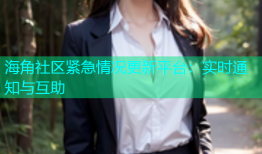 海角社区紧急情况更新平台：实时通知与互助