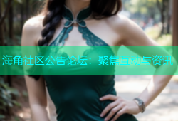 海角社区公告论坛：聚焦互动与资讯