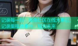 记录每一刻：海角社区在线大事记，记录里程碑事件，规划未来