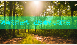海角网页在线：轻松建站与网页设计