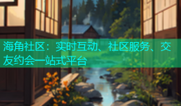 海角社区：实时互动、社区服务、交友约会一站式平台