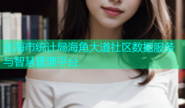 北海市统计局海角大道社区数据服务与智慧管理平台