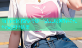 海角社区核酸检测一站式服务轻松预约快速出结果