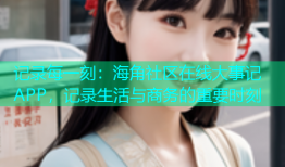 记录每一刻：海角社区在线大事记APP，记录生活与商务的重要时刻