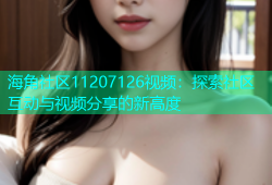 海角社区11207126视频：探索社区互动与视频分享的新高度