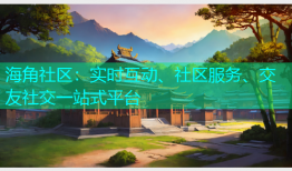 海角社区：实时互动、社区服务、交友社交一站式平台