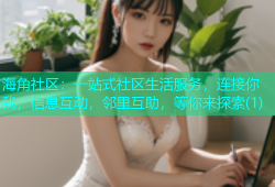 海角社区：一站式社区生活服务，连接你我，信息互动，邻里互助，等你来探索(1)