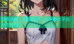 海角社区：邻里互动，全球最大平台是否已疯？