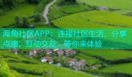 海角社区APP：连接社区生活，分享点滴，互动交友，等你来体验