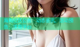 海角社区公告：动态资讯、活动预告、求助平台