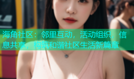 海角社区：邻里互动，活动组织，信息共享，构筑和谐社区生活新篇章