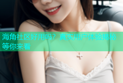 海角社区好用吗？真实用户体验揭秘等你来看