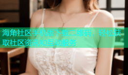 海角社区手机版下载二维码，轻松获取社区资讯和互动服务
