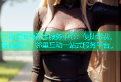 北海市海角社区服务中心：便捷缴费、设施预约、邻里互动一站式服务平台