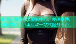 北海市海角社区服务中心：便捷缴费、设施预约、邻里互动一站式服务平台