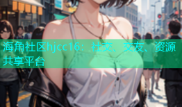 海角社区hjcc16：社交、交友、资源共享平台