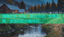 海角社区-论坛：多元互动，分享无限，发现你的兴趣同好
