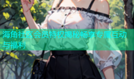 海角社区会员特权揭秘畅享专属互动与福利