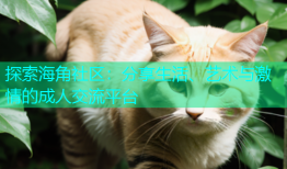 探索海角社区：分享生活、艺术与激情的成人交流平台
