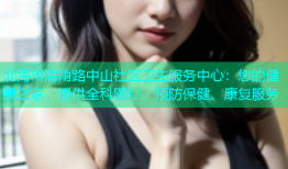 北海市海角路中山社区卫生服务中心：您的健康之家，提供全科医疗、预防保健、康复服务