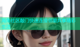 海角社区敲门快速连接邻里共享精彩生活