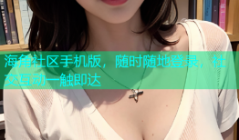 海角社区手机版，随时随地登录，社交互动一触即达