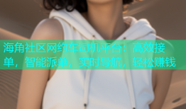 海角社区网约车司机平台：高效接单，智能派单，实时导航，轻松赚钱
