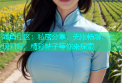 海角社区：私密分享，无限畅聊，发现同好，精彩帖子等你来探索