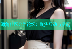 海角社区公告论坛：聚焦互动与资讯