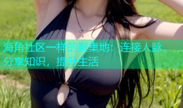 海角社区一样的聚集地：连接人脉，分享知识，提升生活