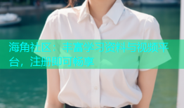 海角社区：丰富学习资料与视频平台，注册即可畅享