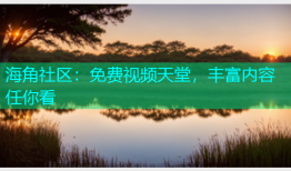 海角社区：免费视频天堂，丰富内容任你看