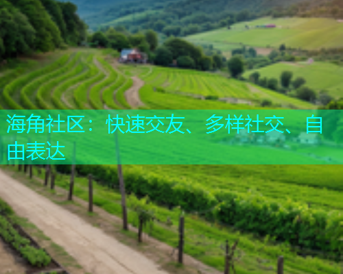 海角社区：快速交友、多样社交、自由表达