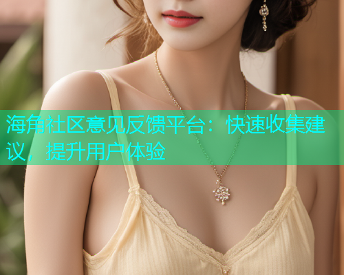 海角社区意见反馈平台：快速收集建议，提升用户体验