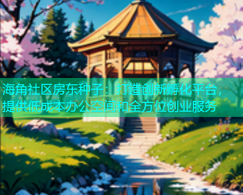 海角社区房东种子：打造创新孵化平台，提供低成本办公空间和全方位创业服务