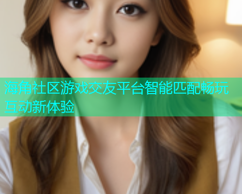 海角社区游戏交友平台智能匹配畅玩互动新体验